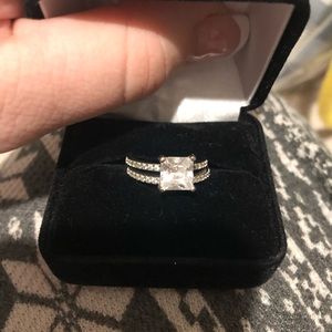 Wedding band set